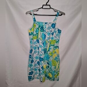 Lilly Pulitzer Gidget Ocean Blue summer dress size 6